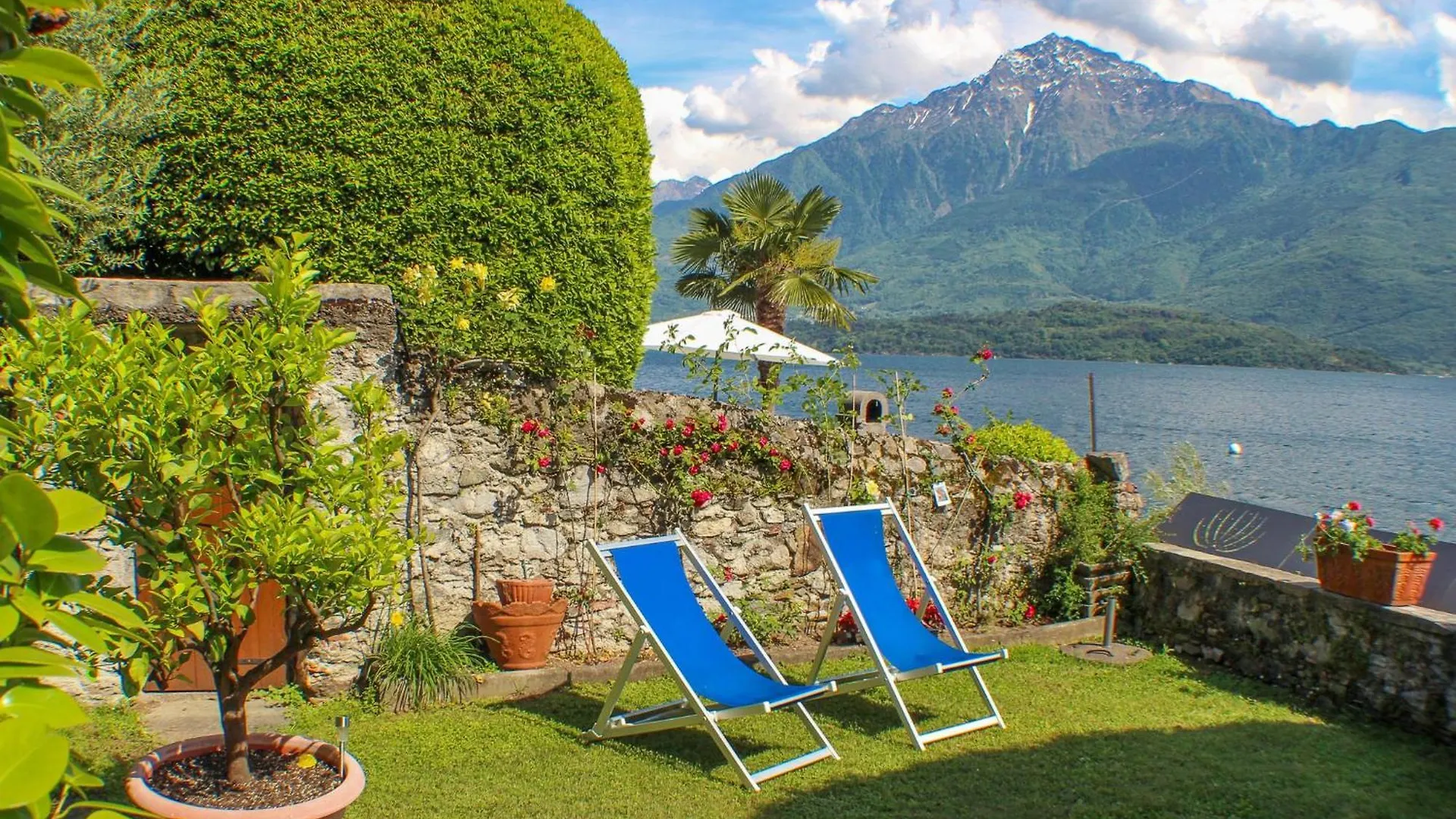 Διαμέρισμα Vento Breva Garten Ferienwohnung Domaso