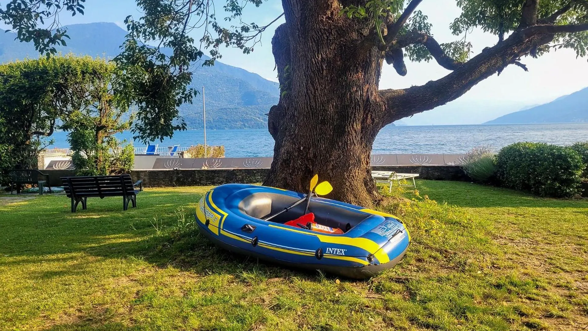 Vento Breva Garten Ferienwohnung Domaso Ιταλία